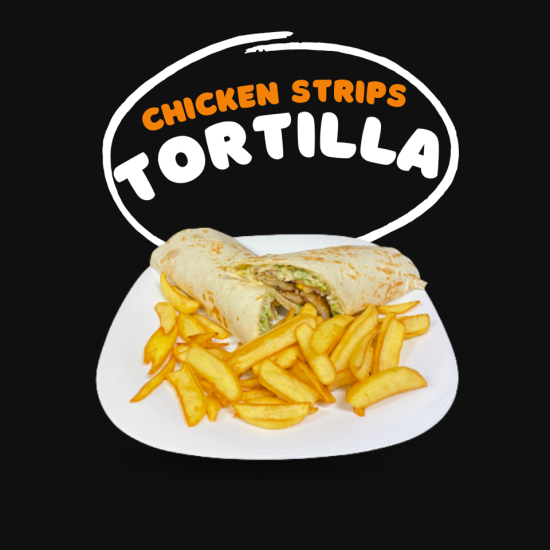 Chicken strips tortilla